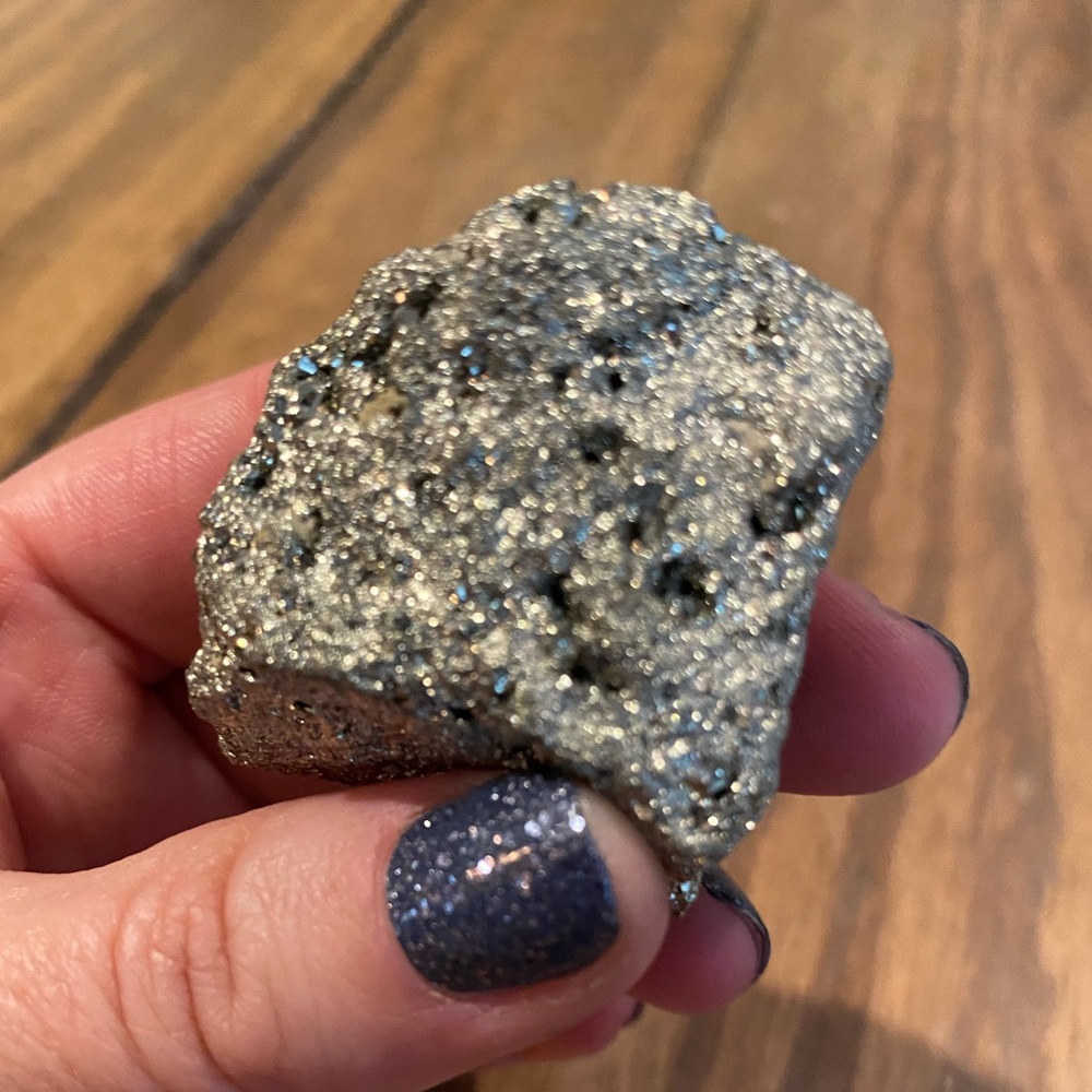 Sparkling pyrite piece